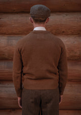 Mawson Lambswool Sweater - Pecan