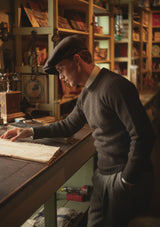 Mawson Lambs Wool Sweater - Patina Tide