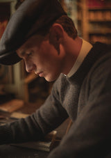 Mawson Lambs Wool Sweater - Patina Tide