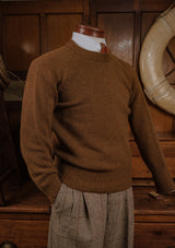 Mawson Lambswool Sweater - Pecan