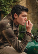 Midtown Pure Wool Cropped w/ 1960s Conmar Double Zipper Jacket - Lochside Plaid