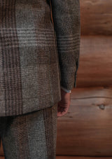 Corbett Harris Tweed Jacket - Moss Patchwork