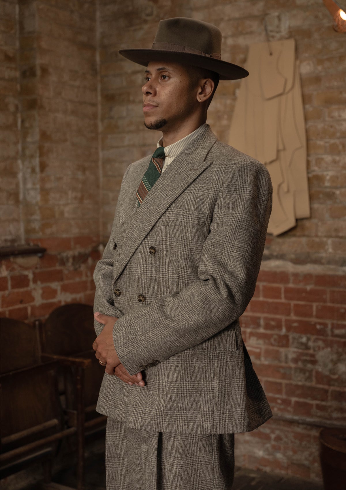 Munro Double Breasted Jacket - Grey Prince of Wales