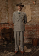 Munro Double Breasted Jacket - Grey Prince of Wales