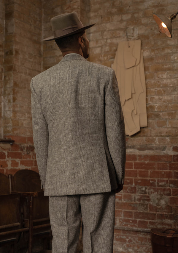 Munro Double Breasted Jacket - Grey Prince of Wales