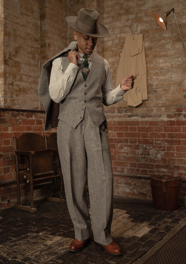 Munro Single Breasted Waistcoat - Grey Prince of Wales