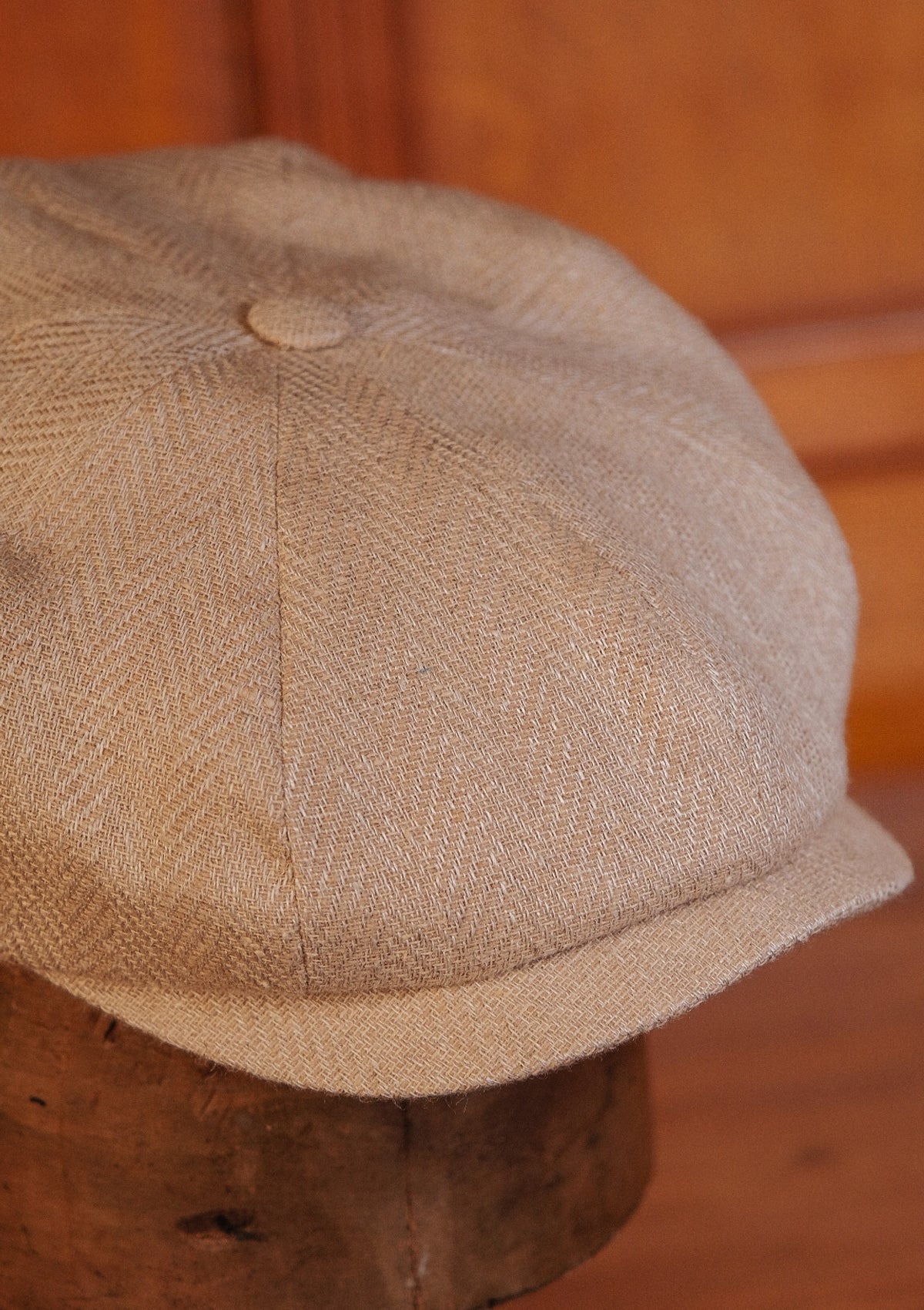 Ridgmount Baker Boy - (Narrow-Width) Thatched Silk Herringbone