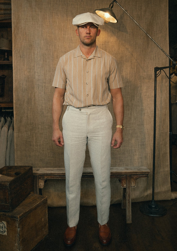 Jack Pure Linen Trousers - Natural