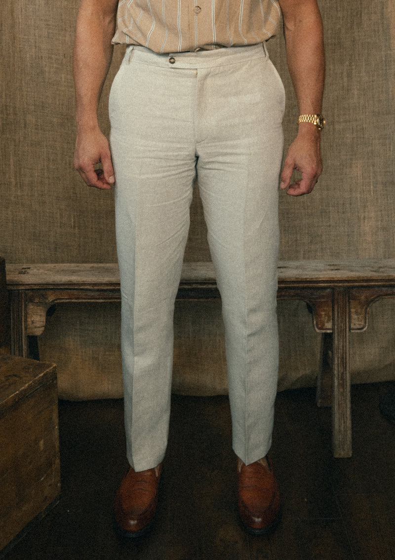 Jack Pure Linen Trousers - Natural