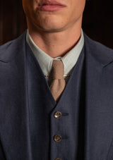 Brockman Jacket - Navy Herringbone