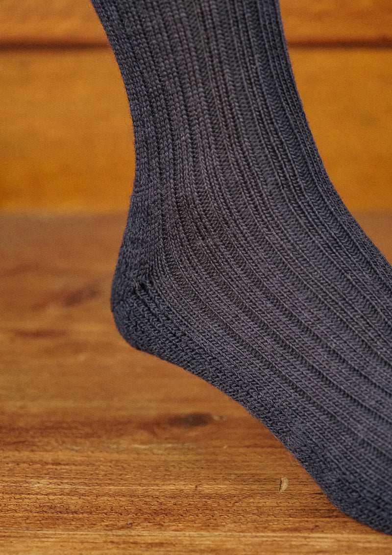 Classic Ribbed Socks - Navy