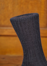 Classic Ribbed Socks - Navy