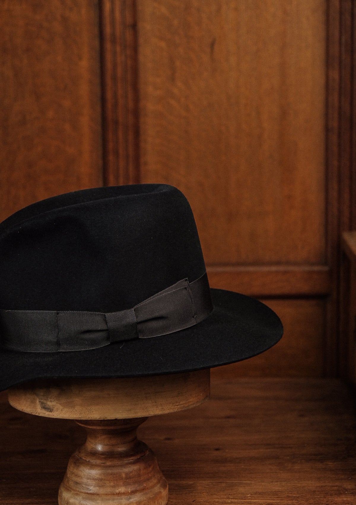 Marlow Fedora - Open Crown - Navy