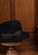 Marlow Fedora - Open Crown - Navy