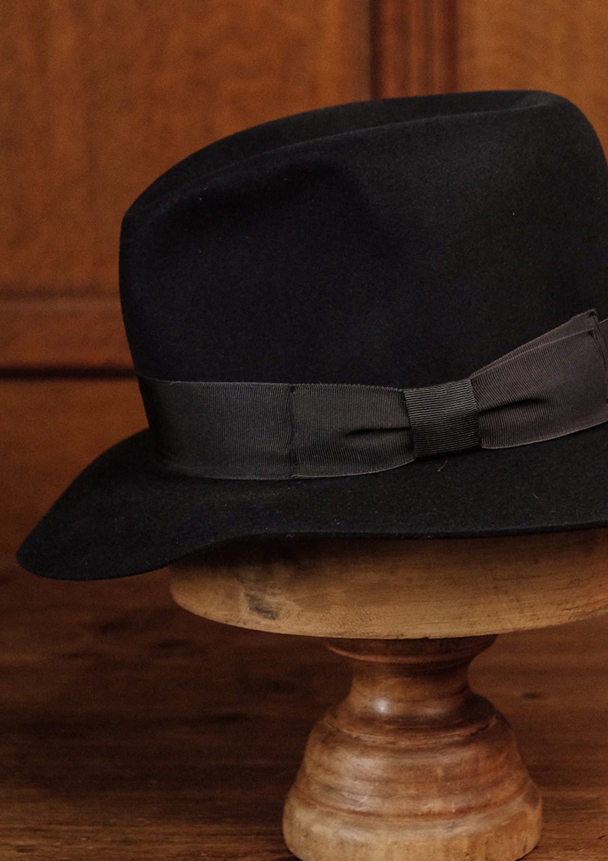 Marlow Fedora - Open Crown - Navy