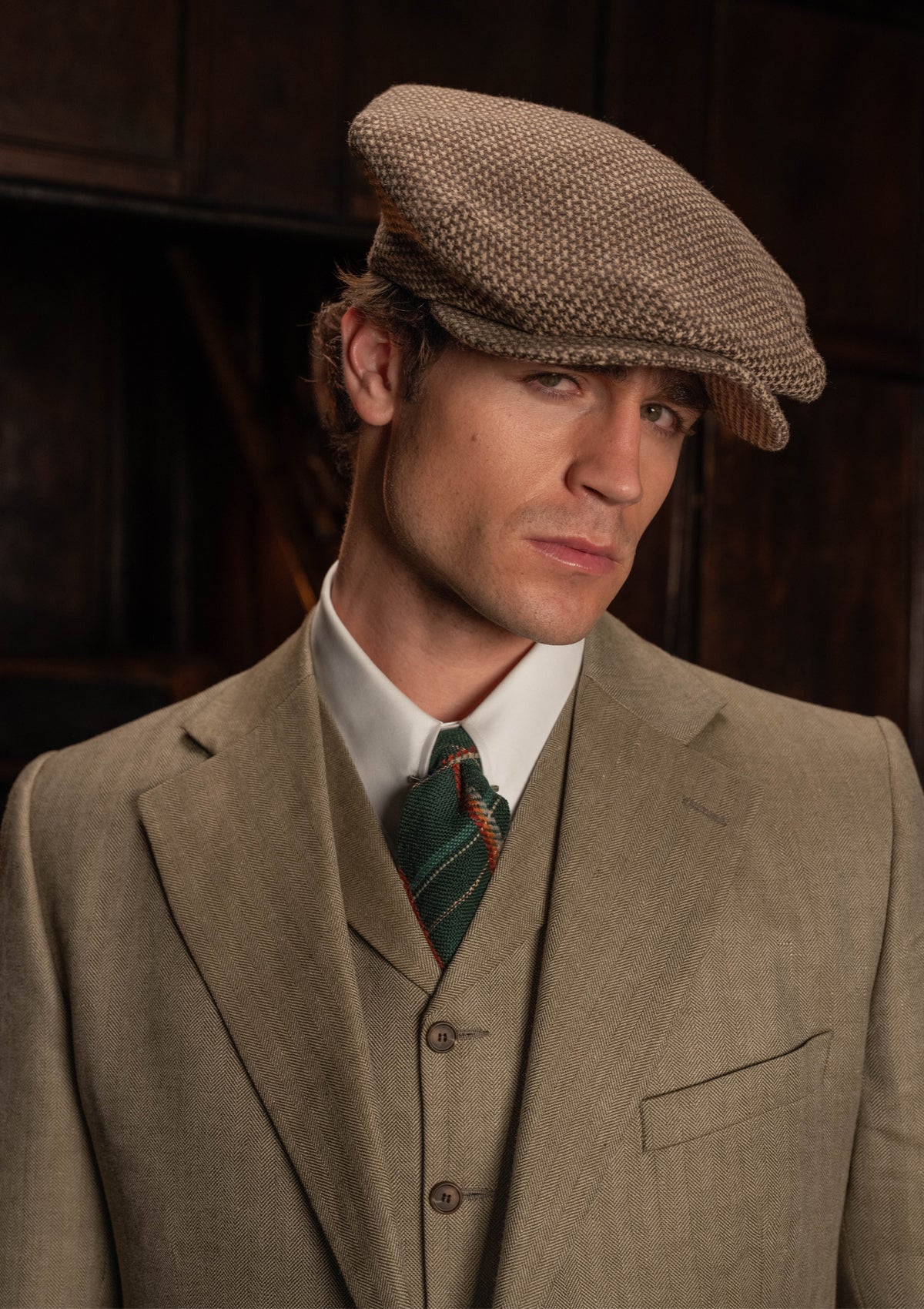 Coleman Jacket - Sage Herringbone