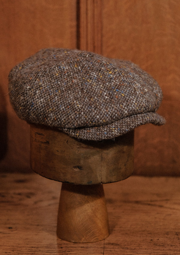 Fulton Baker Boy - (Mid-Width) Pebble Fleck Donegal Tweed