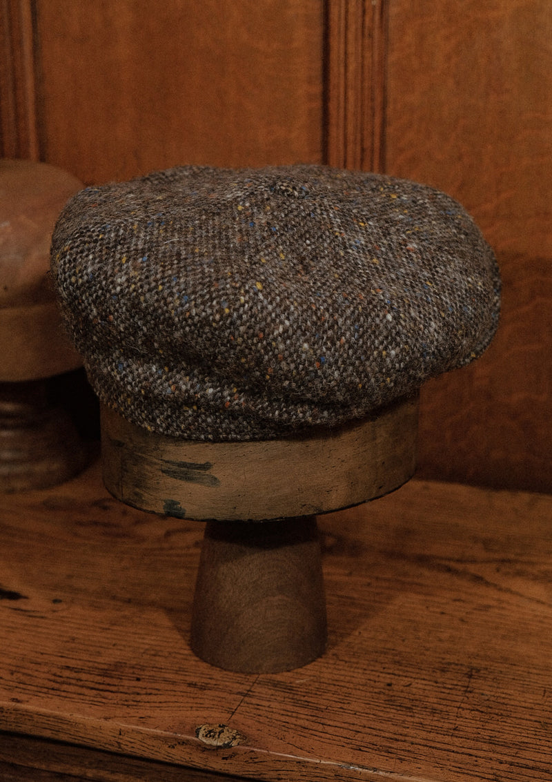 Fulton Baker Boy - (Mid-Width) Pebble Fleck Donegal Tweed