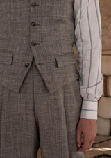 Brockman Waistcoat - Sand Prince of Wales