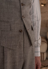 Brockman Waistcoat - Sand Prince of Wales