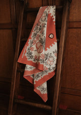 'Poire' Barn Red 100% Cotton Selvedge Bandana - #7