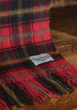 Merino Wool Scarf - Dark Maple