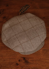 Regency 50 Pence Flat Cap - Light Grey Linen