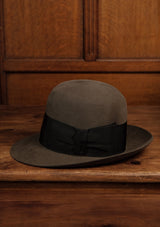 Reuben High Crown Fedora - Light Brown