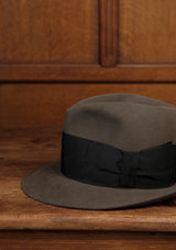 Reuben High Crown Fedora - Light Brown