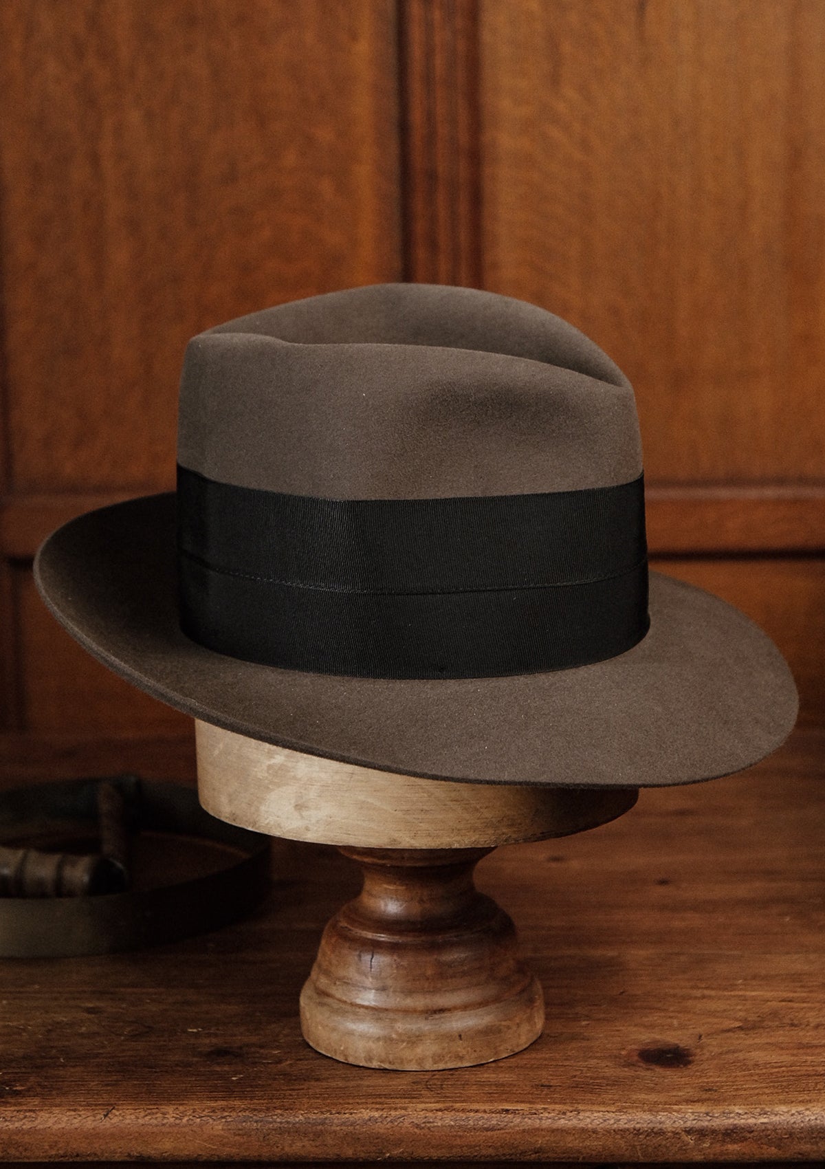Reuben High Crown Fedora - Light Brown