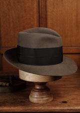 Reuben High Crown Fedora - Light Brown