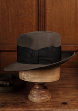 Reuben High Crown Fedora - Light Brown