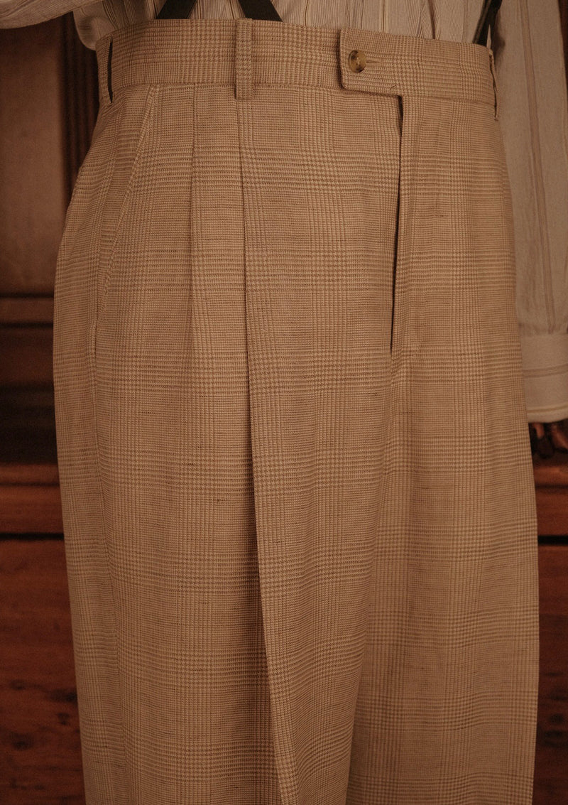 Rivera Clark Trouser - Light Prince of Wales