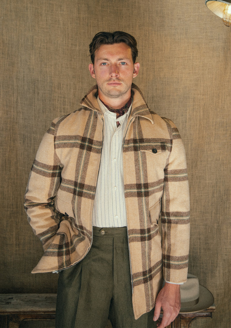 Riverton Wool Field Jacket - Applecross Check