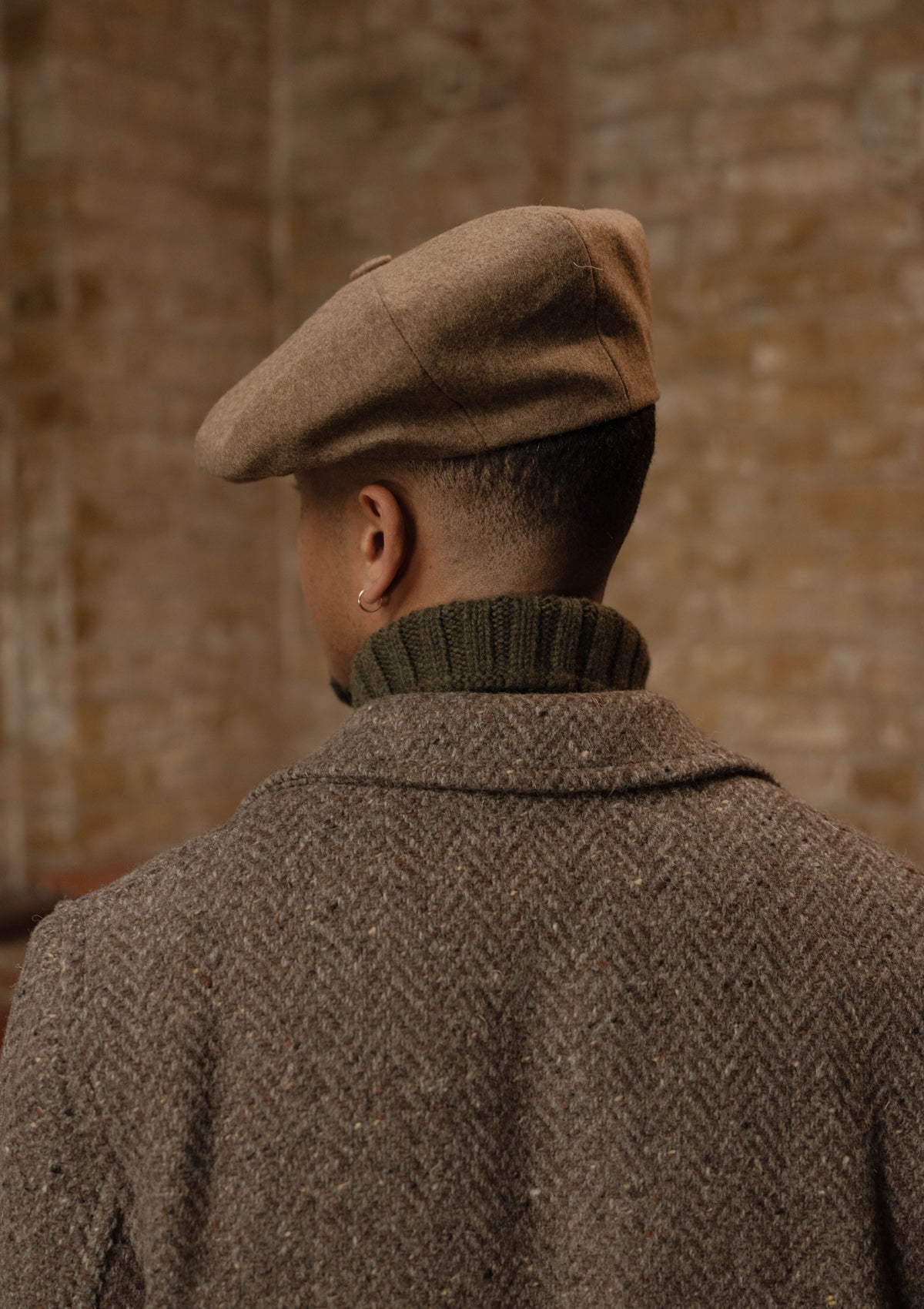 Riverton Wool Field Jacket - Grey Herringbone – Thomas Farthing London
