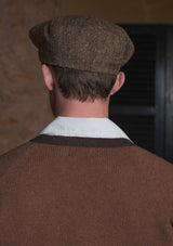 Fawcett Lambs Wool Cardigan - Rust