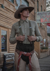 Brushed Cotton Shirt - Sage Green