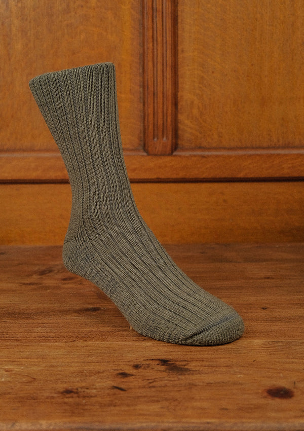 Classic Ribbed Socks - Sage