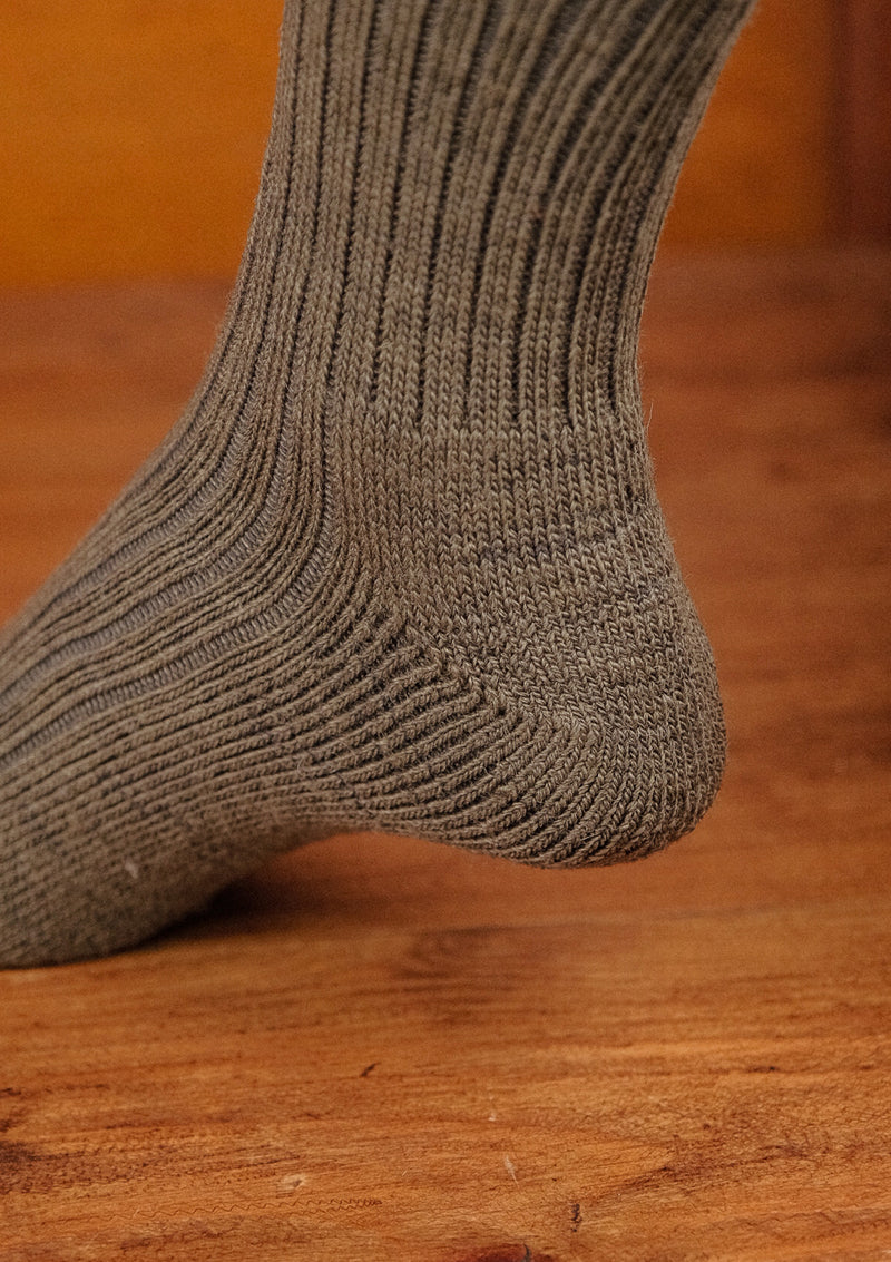 Classic Ribbed Socks - Sage