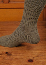 Classic Ribbed Socks - Sage