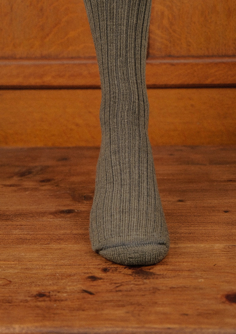 Classic Ribbed Socks - Sage