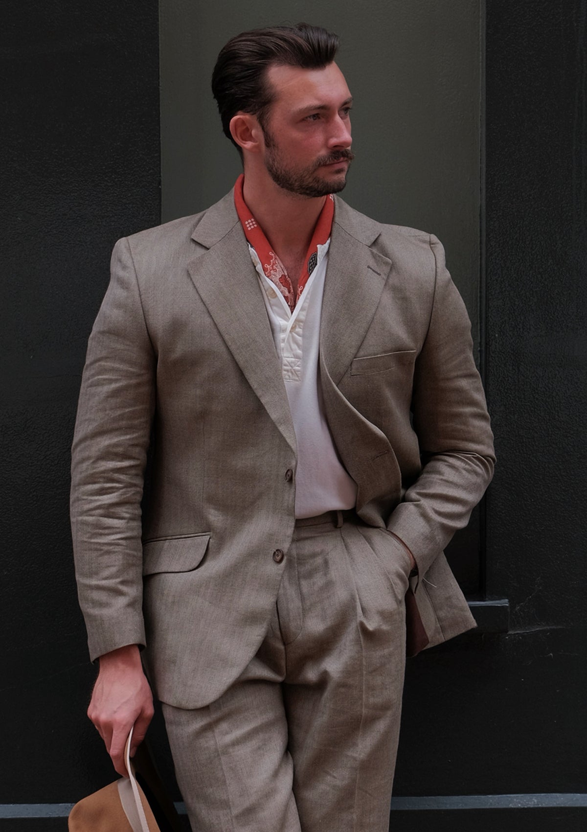 Coleman Jacket - Sage Herringbone