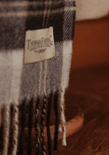 Merino Wool Scarf - Bannockbane Silver