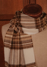 Merino Wool Scarf - Natural Dress Stewart