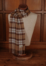 Merino Wool Scarf - Camel Stewart