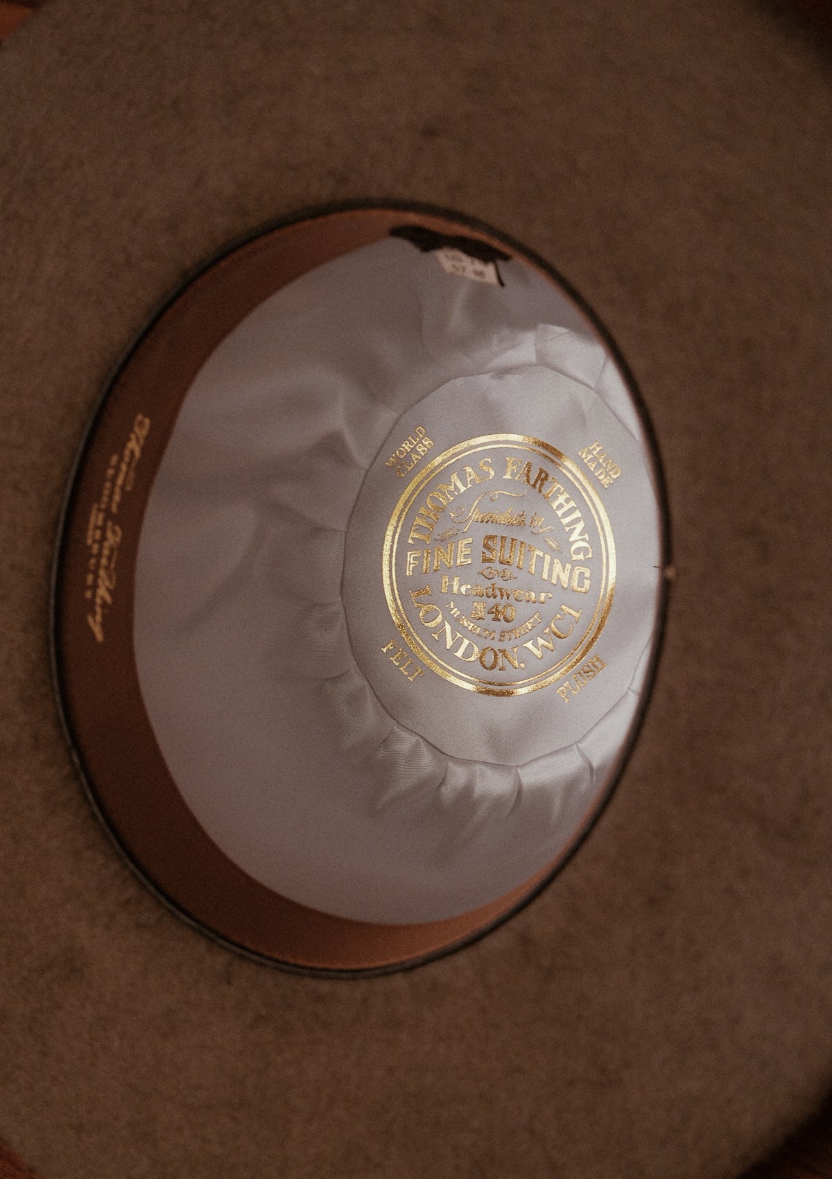 Lawson Open Crown Fedora - Sepia & Dark Brown