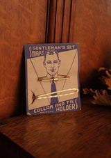 Authentic 1930s Collar Bar & Tie Slide Set