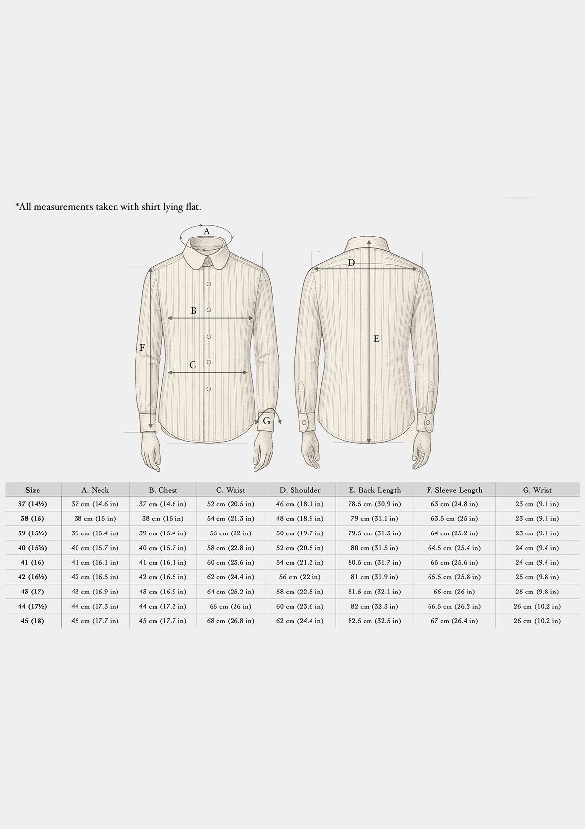 Spearpoint Japanese Cotton Shirt - Cream & Brown Pinstripe