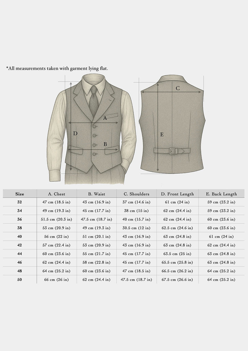 Brockman Waistcoat - Sand Prince of Wales