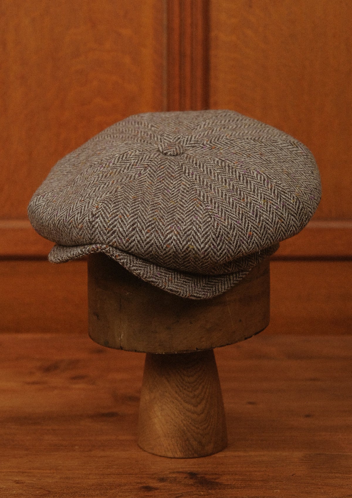 Stanton Baker Boy - (Wide-Width) Ash Fleck Herringbone Tweed